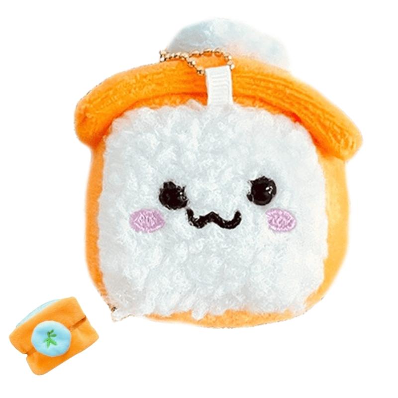 Collectible Sushi Bag Charm Plush Keychain Bags Pendant For Fun And Decorative Use For Enthusiasts Of Cute Accessories