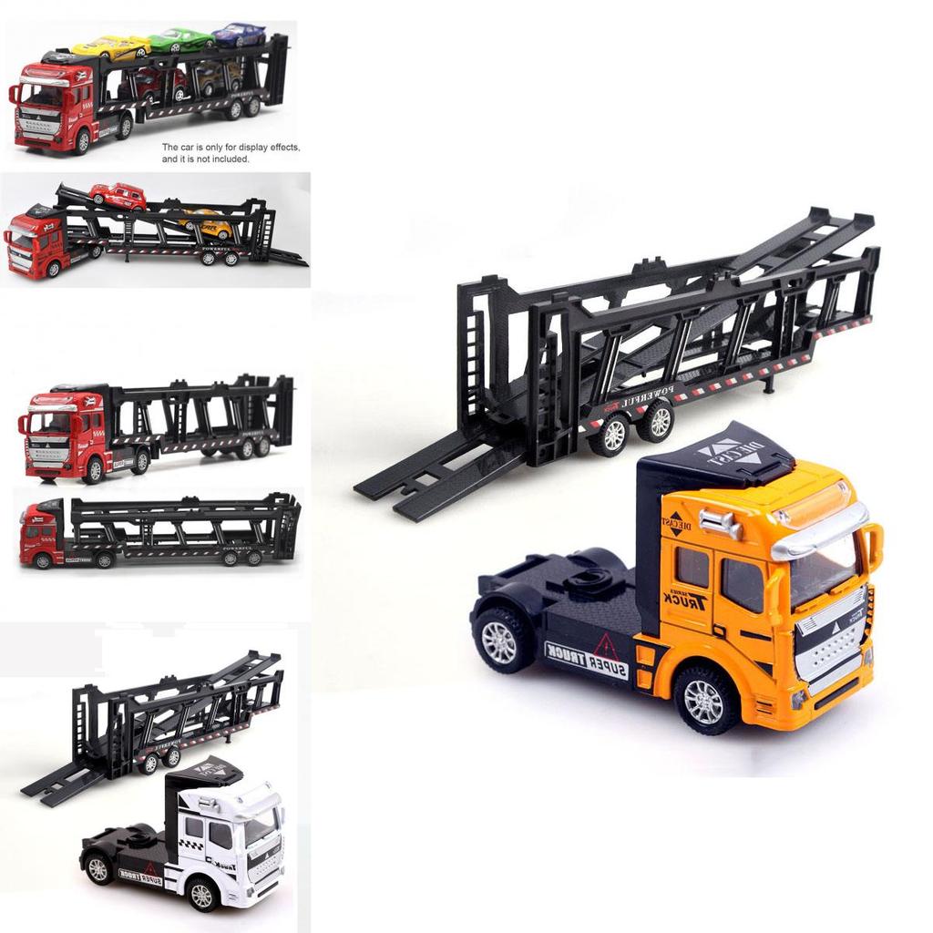 Premium 148 Truck Tractor Trailer Alloy Diecast Model For Kids And Collectors