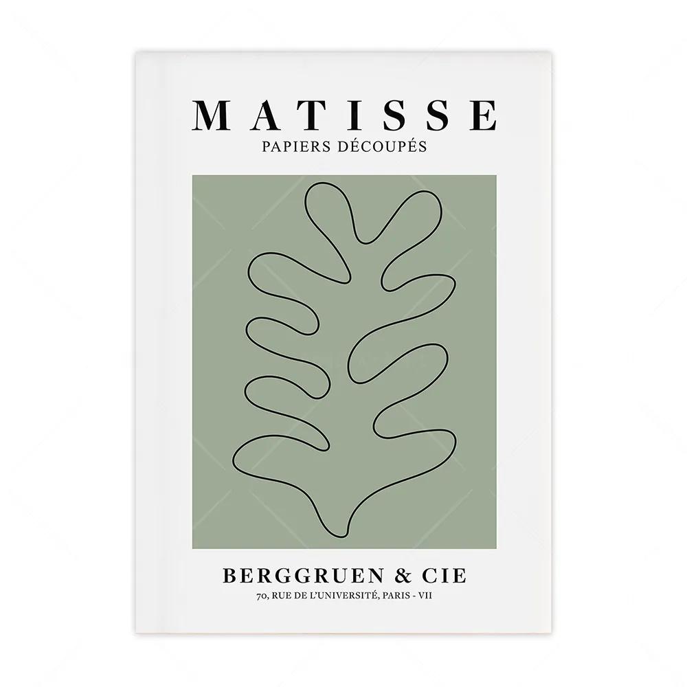 

Абстрактное дерево Матисса, художественная выставка, плакаты, шалфейный зеленый холст, картины, настенная печать, картина, интерьер гостиной, домашний декор 21x30cm No Framed