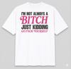Not a Bitchy Type Sarcastic Women's Tee