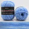 50g/roll Double Knitting DIY Crafts Warm Sewing Supplies Knitting Thread Knitted Yarn Milk Cotton
