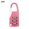 Secret Safe Lock of Gym Baggage Password Locks 3 Digit Combination Lock Zipper Padlock Bags Padlock