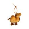 1Pcs Plush Camel Keychain Lovely Stuffed Animal Keyring Bag Pendant Decoration School Bag Charm Couple Keycord