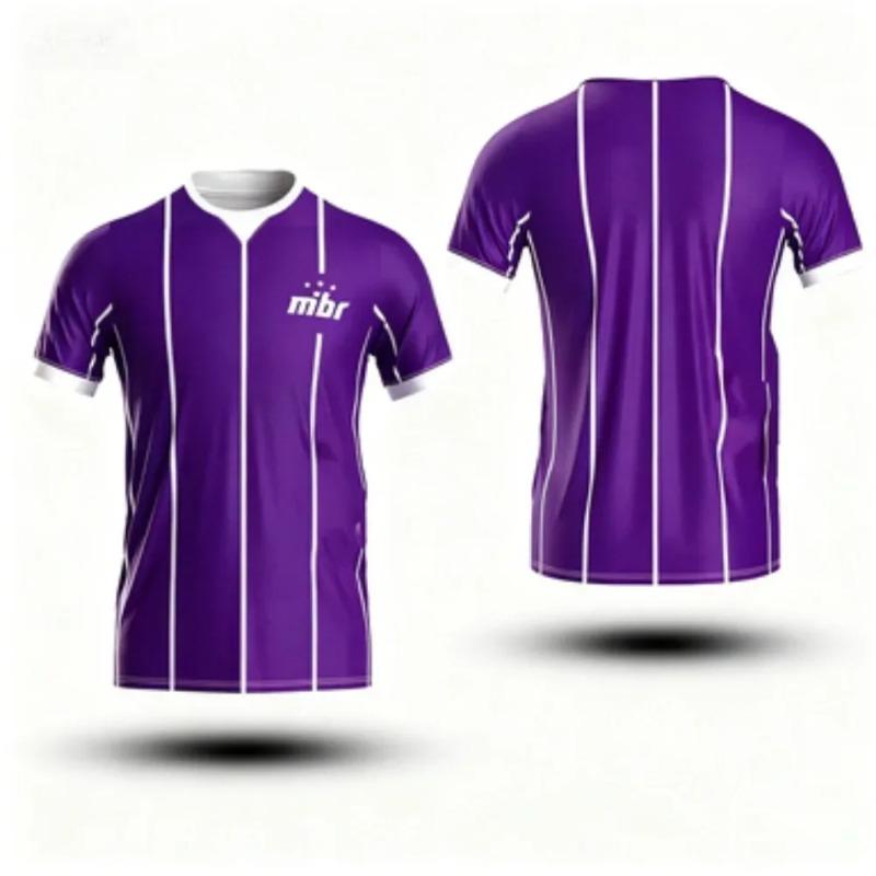 Summer Fashion Outdoor Breathable Uniform Custom Player T-shirt Breathable Sports Shirt Men's and Women's Street Top