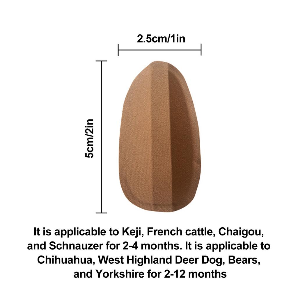 1 Pair Dog Ear Support Patch Dog Ears Stand Sticker Ear Fixed Correction Vertical Holder