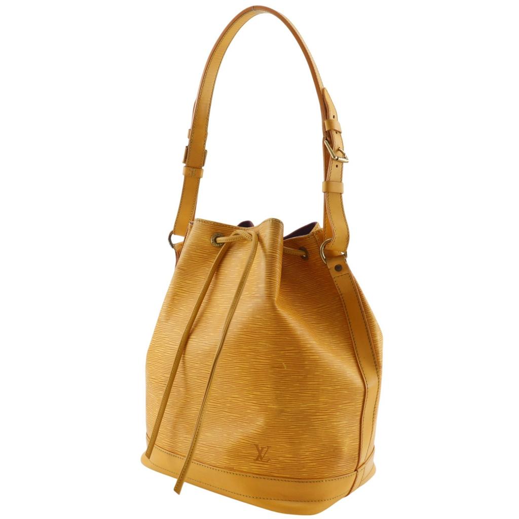 Louis Vuitton Noe Shoulder Bag M44009 Tassiri Yellow Epi Leather Women Used