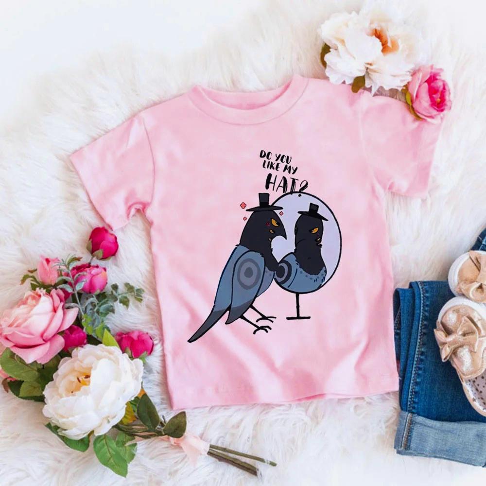 Modny Filmowy T-shirt Dziecięcy KPop Łowcy Demonów Zabawny Prezent dla Fanów Koszulka K-Pop Łowcy Demonów Ubrania Fajny Top Tee dla Dziewczyn