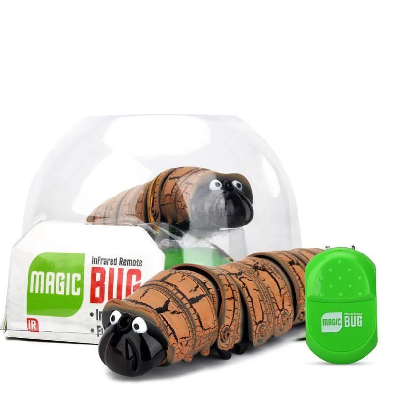 Control Remote Caterpillar Toys Luminescence Electric Infrared Crawl Insect