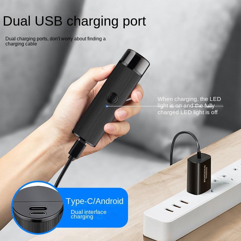 Mini Electric Shaver Men Portable Car Travel Rechargeable Shaver Professional Hair Removal Face Body Care Razor