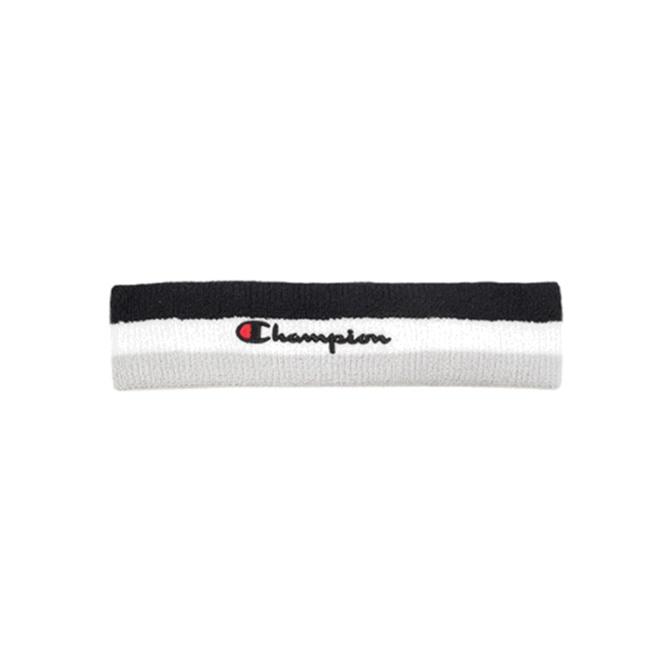 Champion Terry Headband Embroidered Sports Hairband Men Accessories Black White Gray H0546-K51 One Size