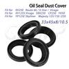 33x45x8/10.5 mm Front Fork Damper Oil Seal Dust Seal Fit for Yamaha XV 250 Route 66 V-Star Virago Majesty 125 150 250