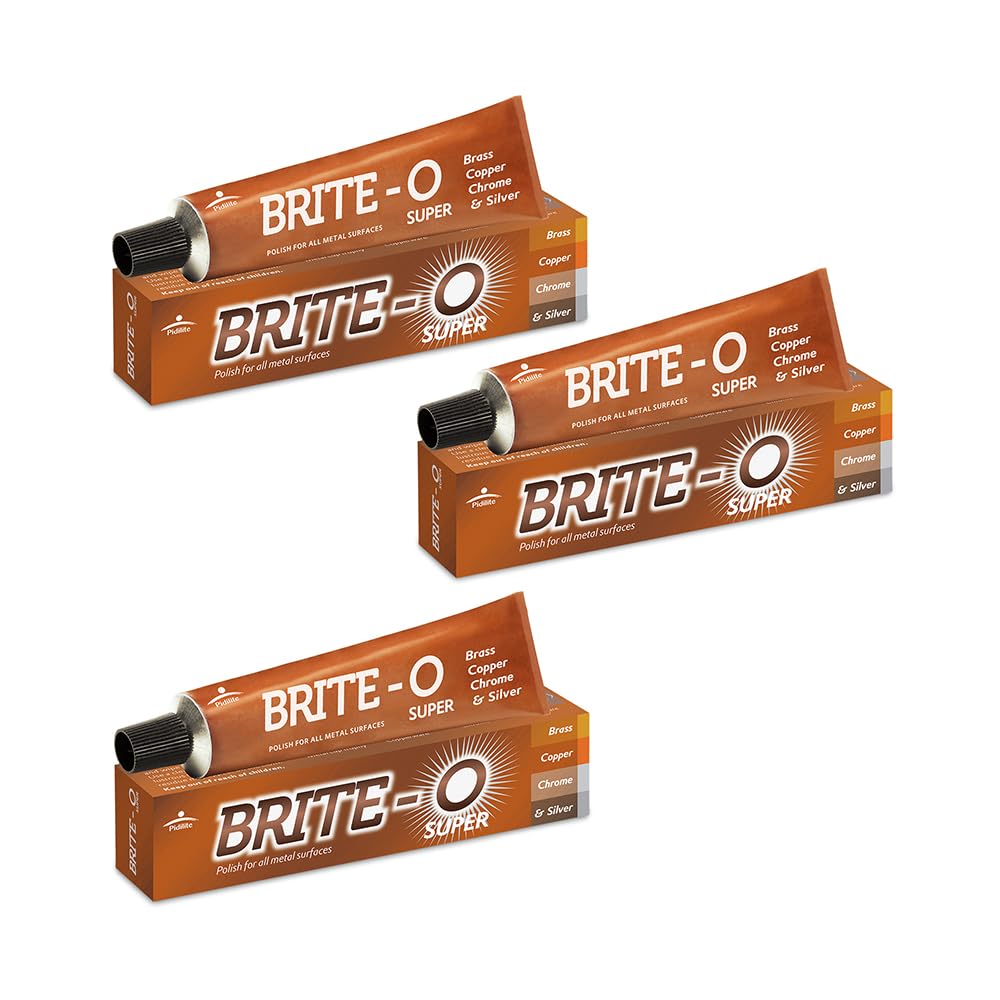 

Pidilite Brite-O 25 г Супер Средство для удаления ржавчины и пятен Полироль для металла Упаковка из 3 штук Для латуни, меди, серебра, стали Уход