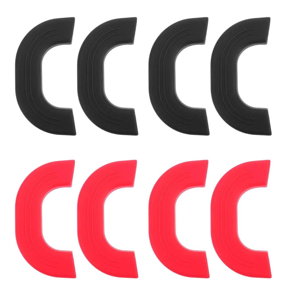 4 Sztuki Silikonowy Uchwyt Pomocniczy Uchwyt Uchwyt do Gorącego Garnka Gadżety Kuchenne Podkładki Pod Gorące Naczynia Antypoślizgowy Uchwyt do Patelni Talerzy Woków Garnków