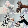 Guanto Zampa di Bestia Spesso Guanti Zampa di Gatto Peluche Lungo Guanti Artiglio di Gatto Cartone Animato Costume Cosplay