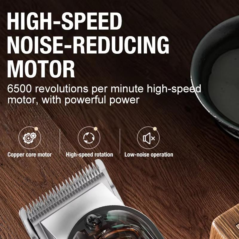 All metal men's hair clipper, electric push clipper, household electric hair clipper, hair salon, high-power pet clipper