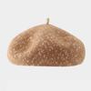Winter Beret Hats For Women Wool Blend Multicolor Painter Cap Pumpkin Beanie Casual & Artistic Headwear Korean Style New