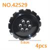 Technical Parts Brick Playset Link Chain Tank Belt Track Wheels Truck Car Gear MOC Brick Toys  Playsets 3711 3873 88323 57520 57519 42529