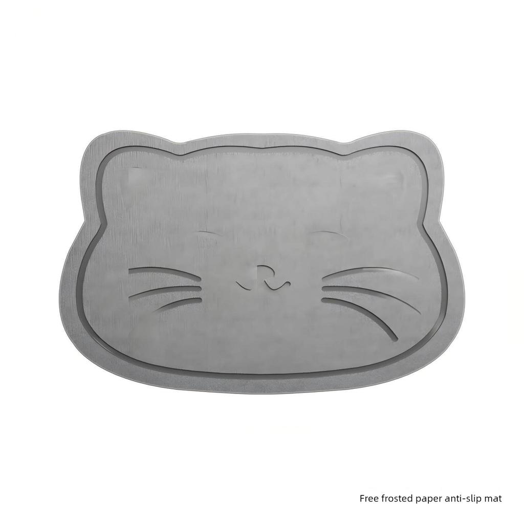 Bathroom Floor Mat Diatomaceous Earth Absorbent Hard Mat Non-Slip Mat Toilet Entrance Mat Quick-Drying Mat for Bathroom
