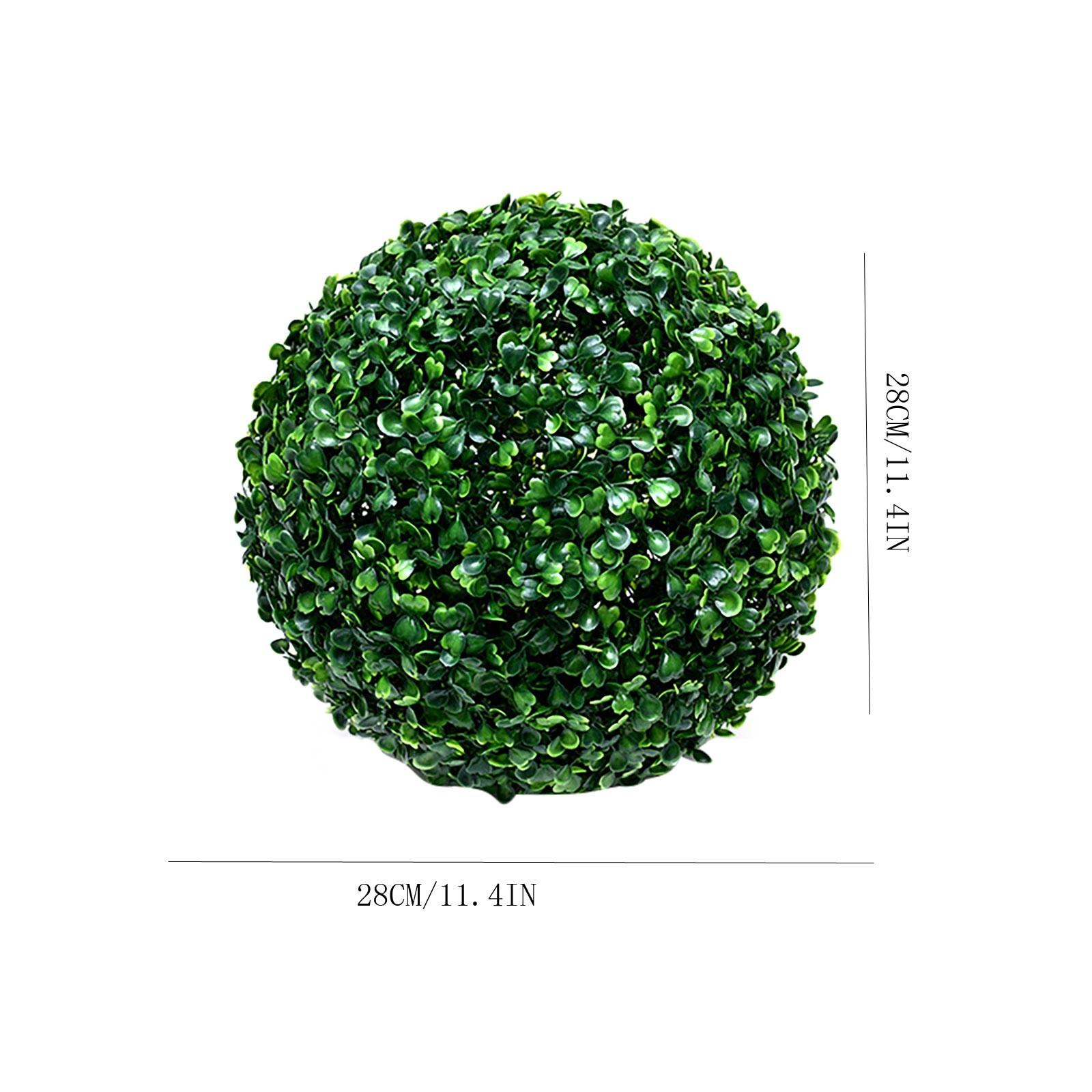 

Artificial Plant Grass Ball Faux Decorative Balls for Backyard Balcony Outdoor Garden Wedding Decorative Home Decor Fake Plant