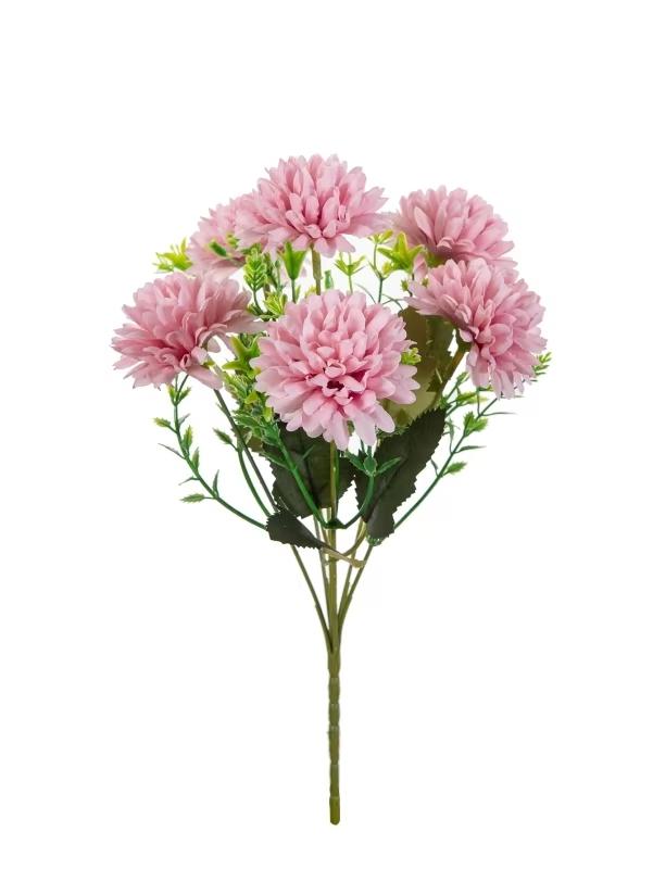 Artificial Flowers Silks Ball Chrysanthemum Home Room Table Wedding Bridal Bouquet Decora Festival Outdoor Garden Yard DIY Gifts