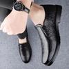 Spring New Business Dress Knurling Loafers Men Casual Leather Shoes Slip On Driving Flat Fashion Luxury Designer Brand Moccasins