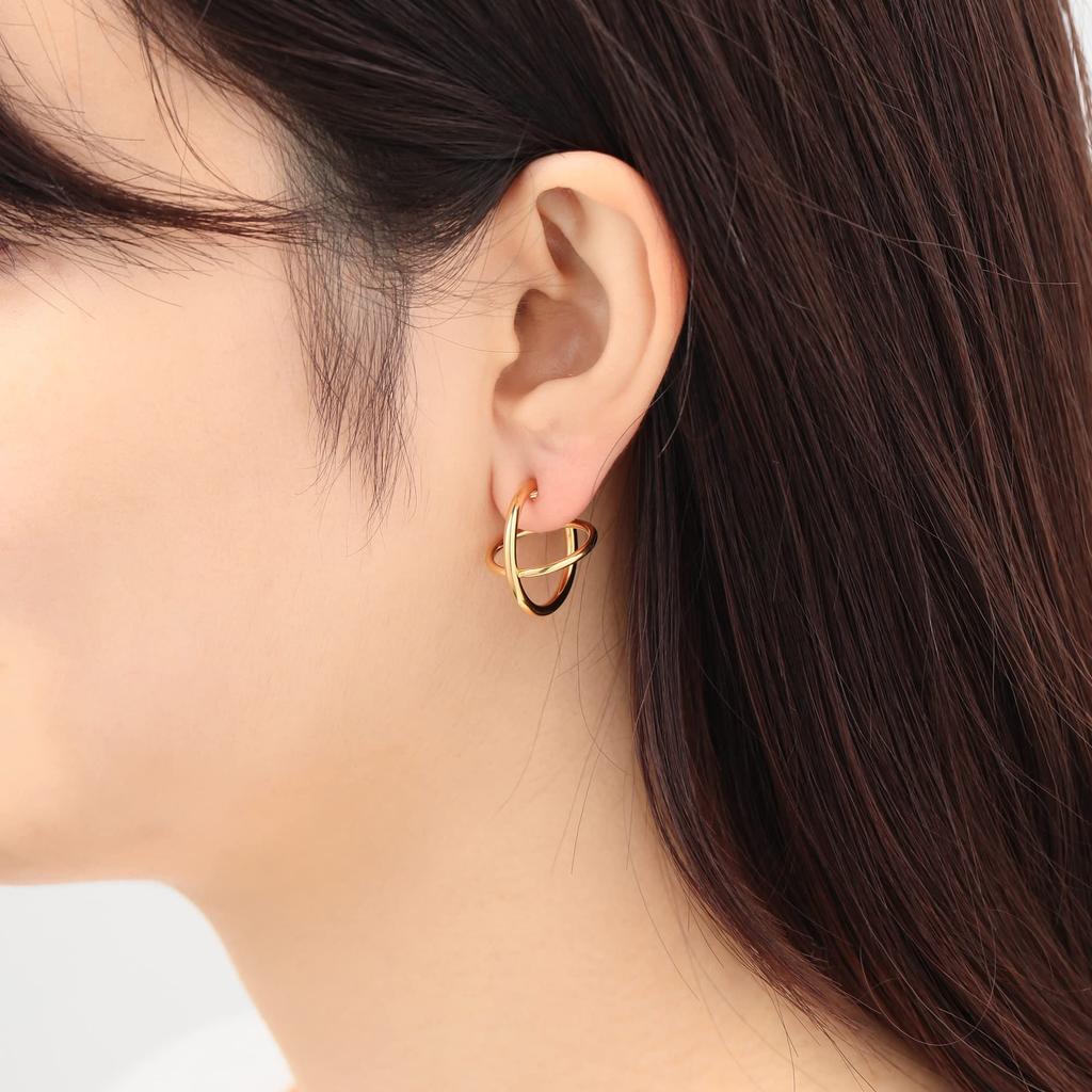 BLOOM Silver Yellow Gold Plated Earrings [BLOOM] [WEB Exclusive] 0776-0034-0000-0000