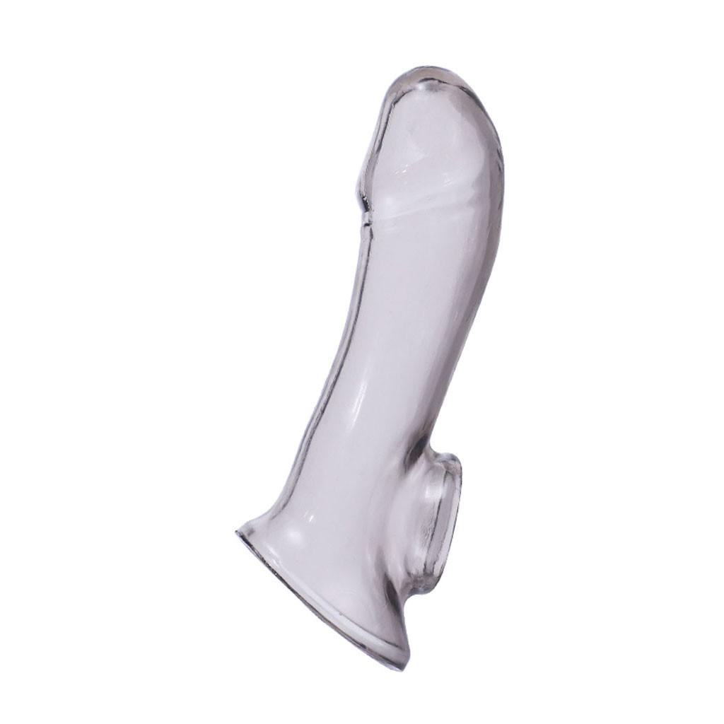 Men Delayed Ejaculation Male Dildos Condom Silicone Reusable Penis Extension Cock Sleeve Sex toys for men