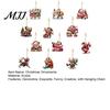 Grandma Themed Party Decorations 12Pcs Funny Old Women Christmas Tree Ornaments, 2D Flat Acrylic Cartoon Decorative Pendants for Garlands Hanging with