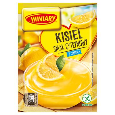 Winiary Jelly with Sugar, Lemon Flavor, 77 G