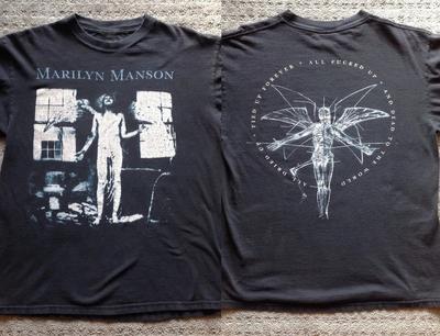 1996 Marilyn Manson Antichrist Superstar T-Shirt Size S-5XL Comfort Colors Unisex T-Shirt