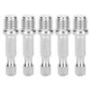 5pcs Threaded Design Hex Socket Adapter M10 Thread Size Screw Shaft Converter Electric Drill Use