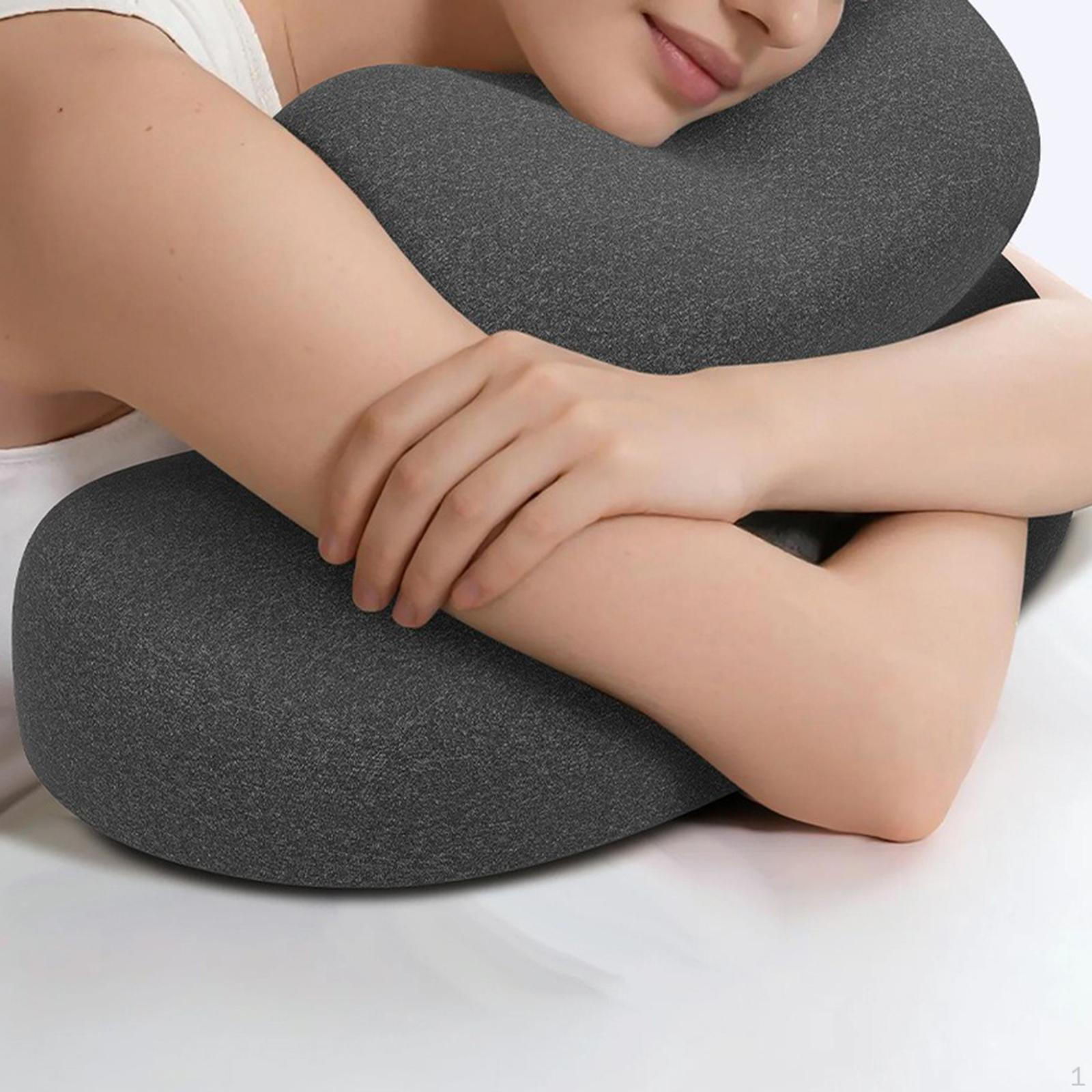 

Comfortable And Memory Foam Office Cushion for Lunchtime, with Ergonomic Cervical Support. серый