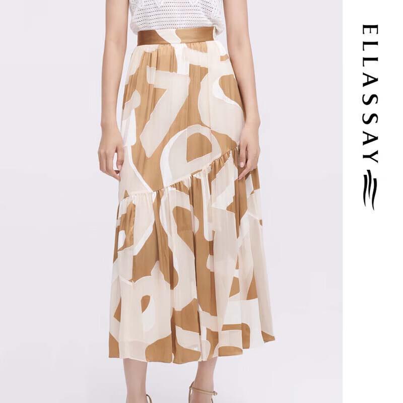 ELLASSAY Women s Elegant Slimming Midi Skirt M