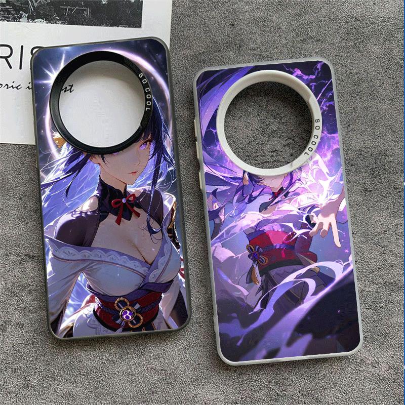 Genshin Impact Raiden Shogun Soft Phone Case for Xiaomi Redmi Note 13 14 15 Pro Plus 12S 12 11S 11 11T 10S 10 Shockproof Cover B
