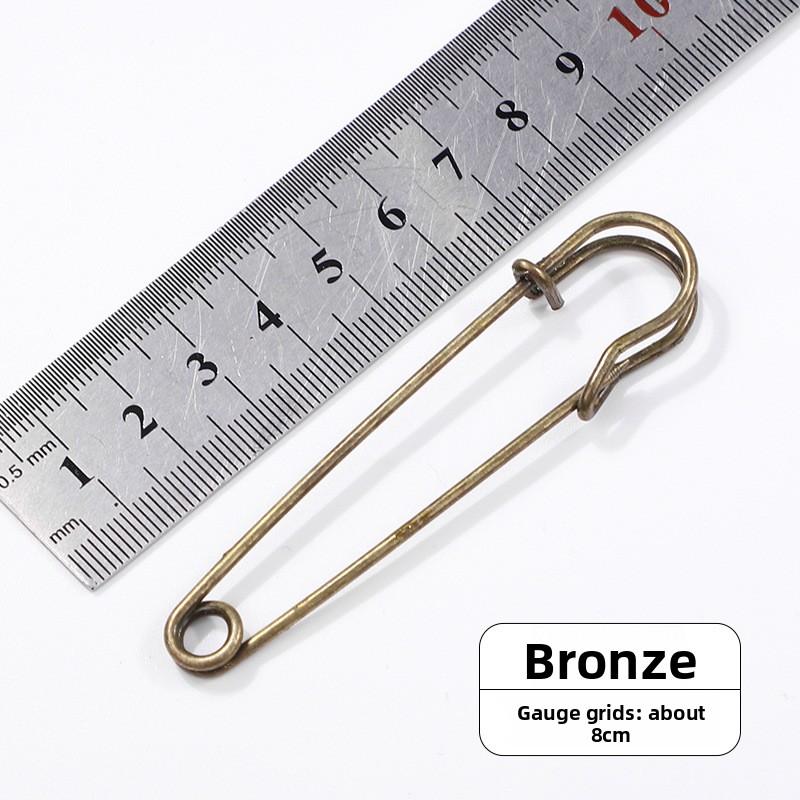 Förtjockade Stora Säkerhetsnålar, Säkerhetsnålar för Rockar, Knappar till Ulltröjor, Enkla Nålar, Broscher, Handgjorda Smyckestillbehör