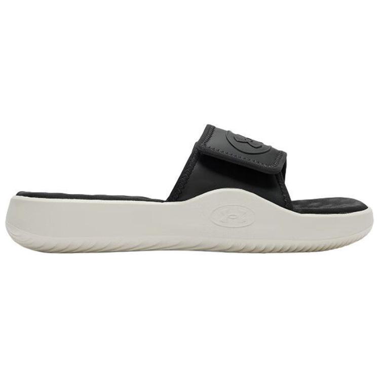 Under Armour Ignite Pro 8 Simple Comfortable Non-Slip Slide Sandals Women Footwear Black White 6000033-024