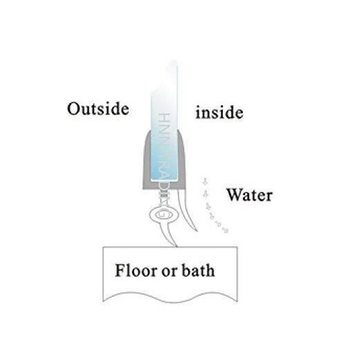 Accessoire de douche - HNNHOME - Caoutchouc - 870mm - Verre de sécurité 4-6mm