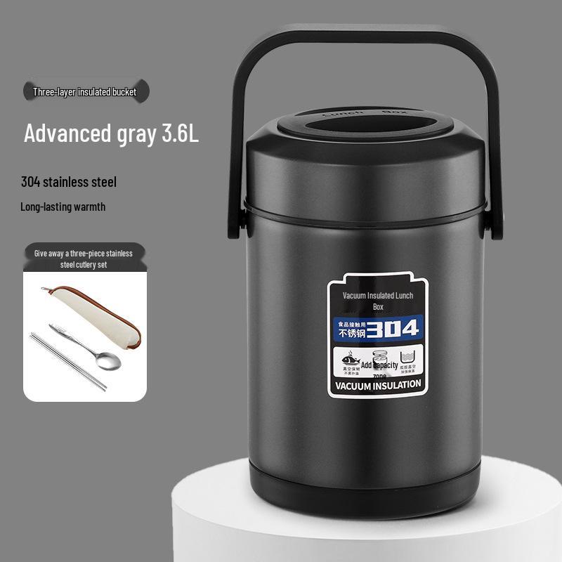 High-Value Insulated Lunch Box: Stylish & Durable 304 Stainless Steel, Ideal for Workers, Students, and Home Use