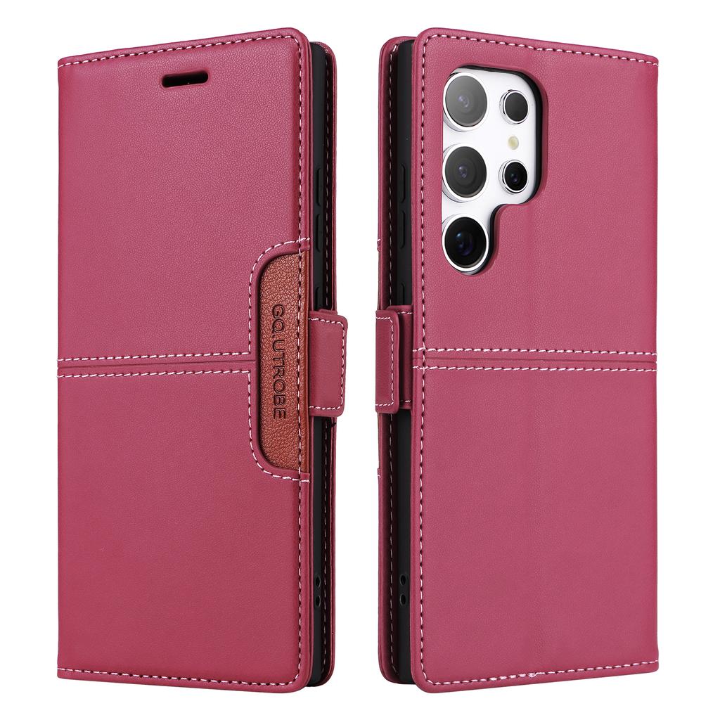 Luxury Leather Case for Samsung Flip Folio RFID Blocking Wallet Kickstand Protective Cover Holster For Samsung Galaxy S22 S23 S24 S25 Ultra Note20