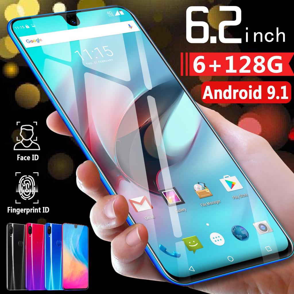 6G+128G X23 Android 4G Mobil