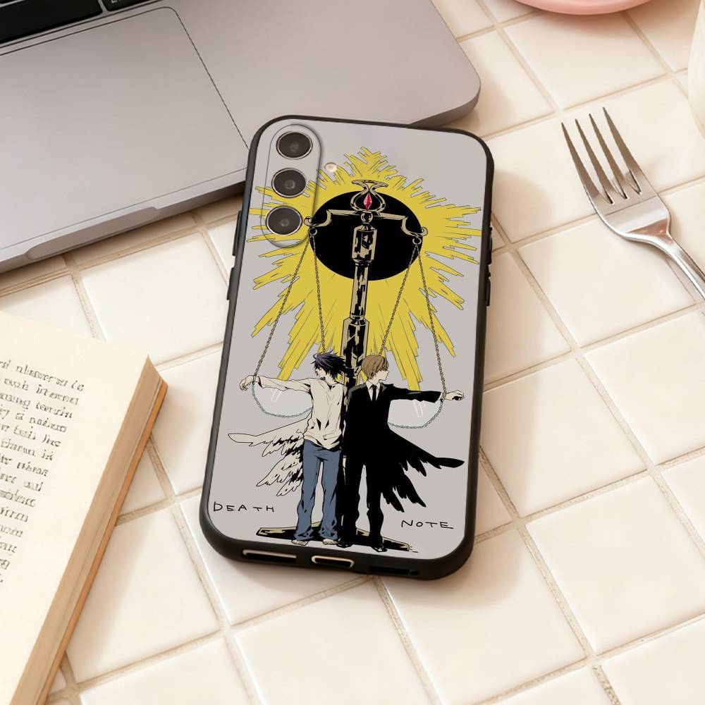 D-Death Anime N-Note  Phone Case For Samsung Galaxy A73,A72,A71,A70,A53,A52,A51,Others Soft Black Shell
