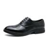 2025 Classic Brand Retro Brogue Shoes Versatile Casual Men's Business Dress Shoes Lace Up Men's Driving Shoes Thick Sole