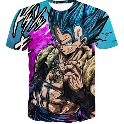 3D Anime Super Saiyan GOKU Printed Men's Fashion Dragonball Short Sleeve T-Shirt Dragon Ball Z T-shirt (XXS-4XL)