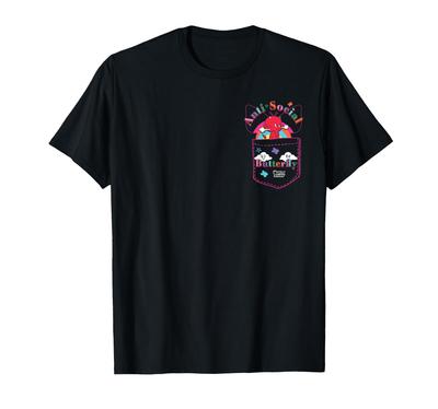 Heißes Zeug Kleiner Teufel Unsoziale Schmetterling Tasche Treffer T-Shirt