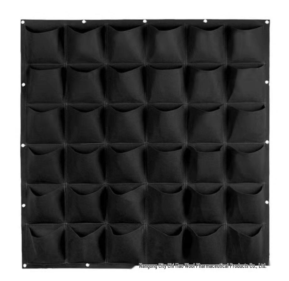 Felt Multi-Pocket Wall Hanging Planting Bag for Flowers and Vegetables