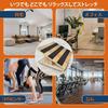 KIJO STUDIO Wooden Stretching Incline with 16 Adjustable Strong and 200kg Weight Calf Fitness Made in Taiwan Wave Board, Board, Positions, Durable,
