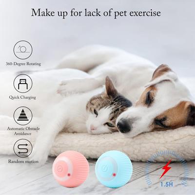 Juguete inteligente para gatos, pelota rodante inteligente Gravity, juguete interactivo para gatos de interior, juguete deportivo automático para mascotas, juguete automático para gatos