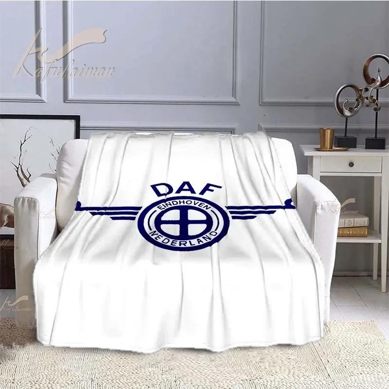 DAF Throw Blanket Truck Super Soft For Auto Parts Modern Cartoon Blanket Bedspread Throw Travel Dropship