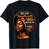 Juneteenth Black Women Because My Ancestor Weren't Free 1776 T-Shirt