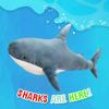 Clearance_2Sizes Cute Shark Plush Toy Soft Long Throw Pillow Doll Shark Stuffed Toys Holiday Gift Kids Girls Birthday Gifts Bed